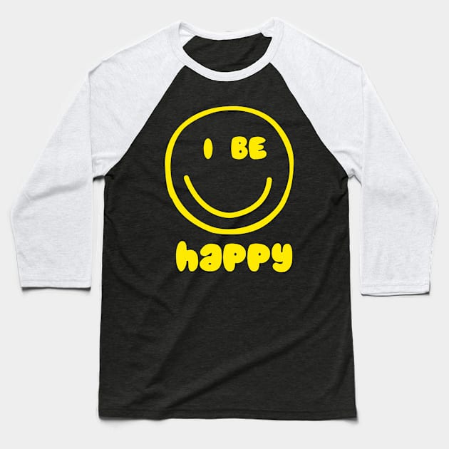 smiley face Baseball T-Shirt by teemarket